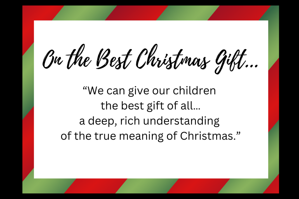 Quote from text about best Christmas gift