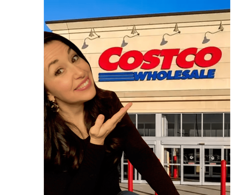 costco building with woman in front