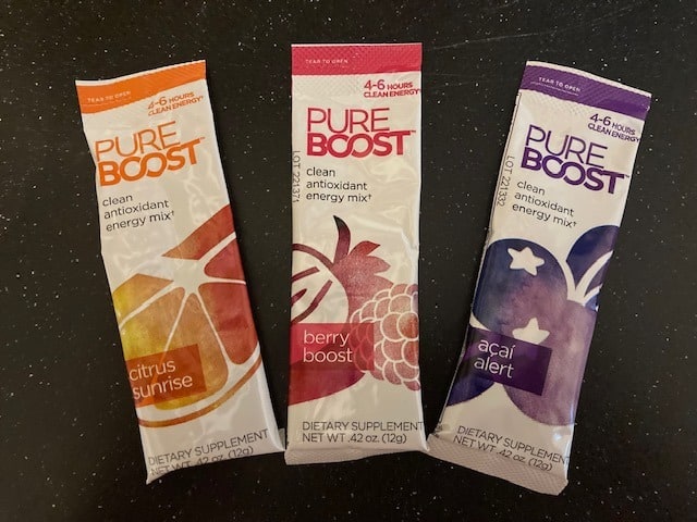 3 packets of pureboost