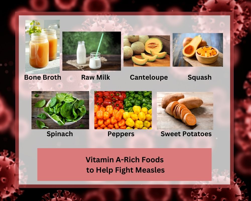 pictures of foods to fight measles