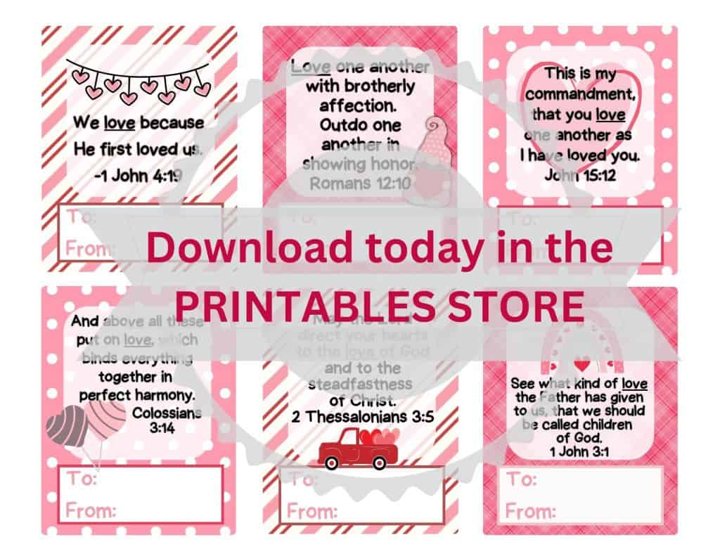 sample of printable valentines cards
