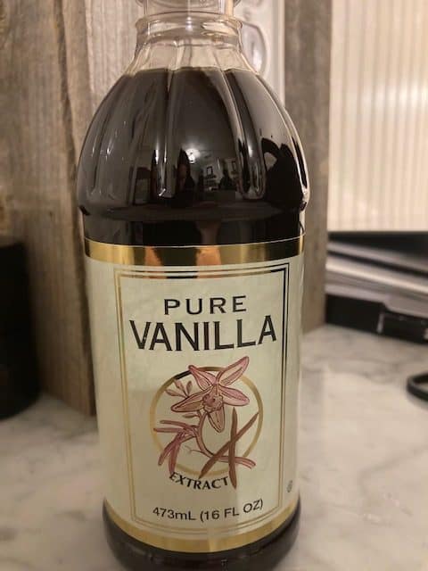costco pure vanilla front of bottle