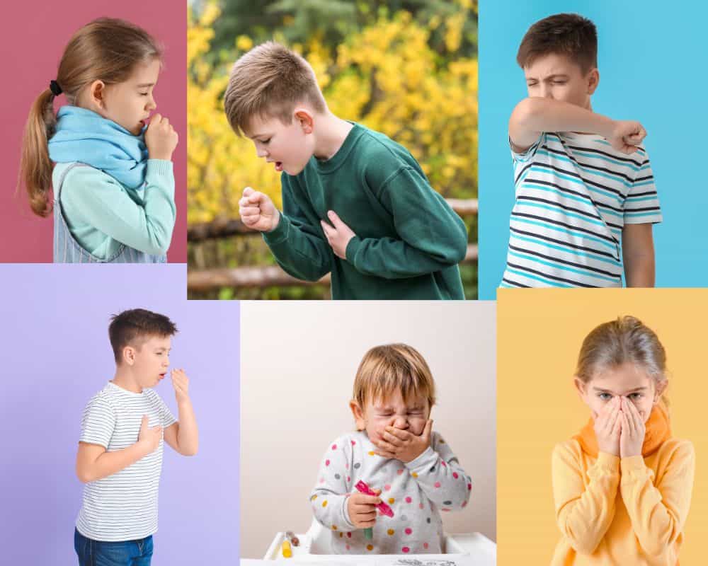 6 kids coughing