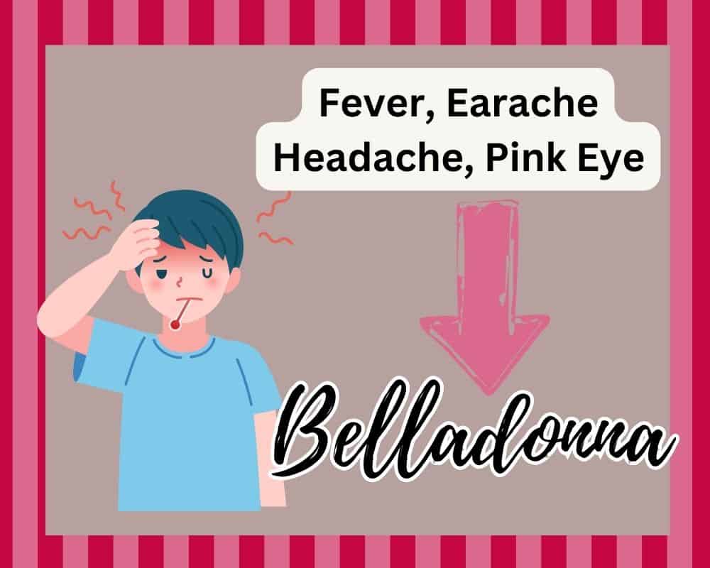 boy with fever and belladonna