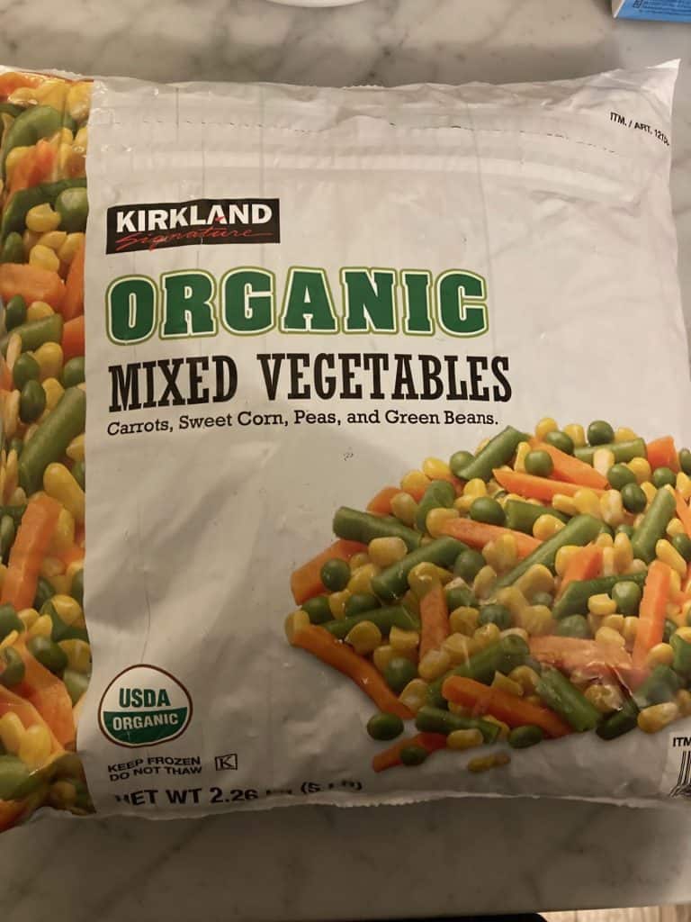 Bag of Mixed Veggies from Costco