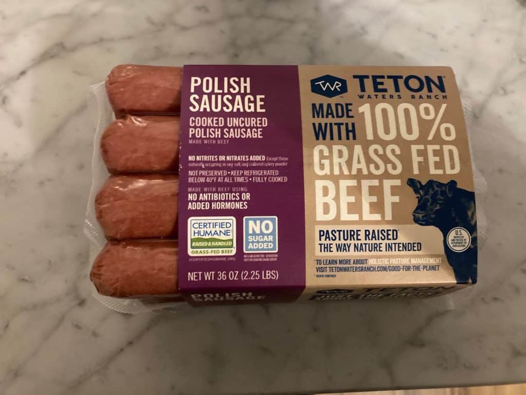 Teton polish sausages