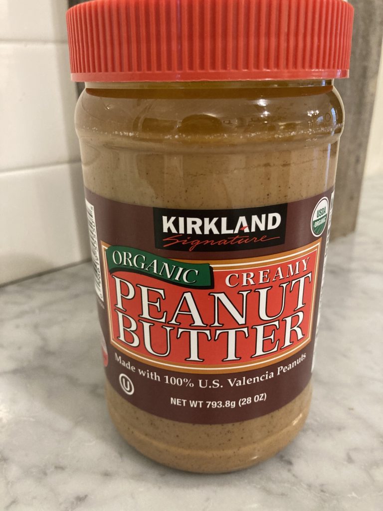 jar of peanut butter front