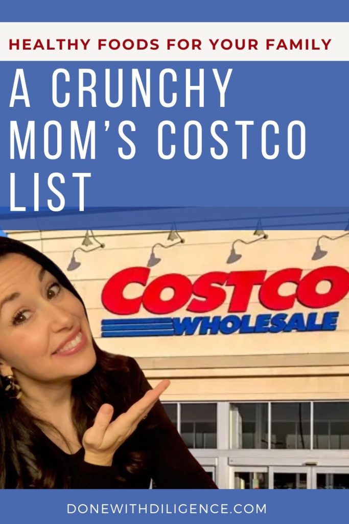 costco building with Ivy pointing