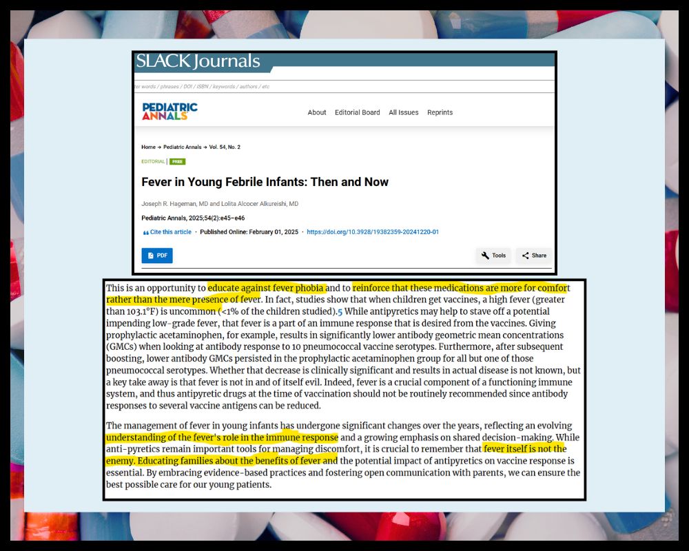 journal article about fever