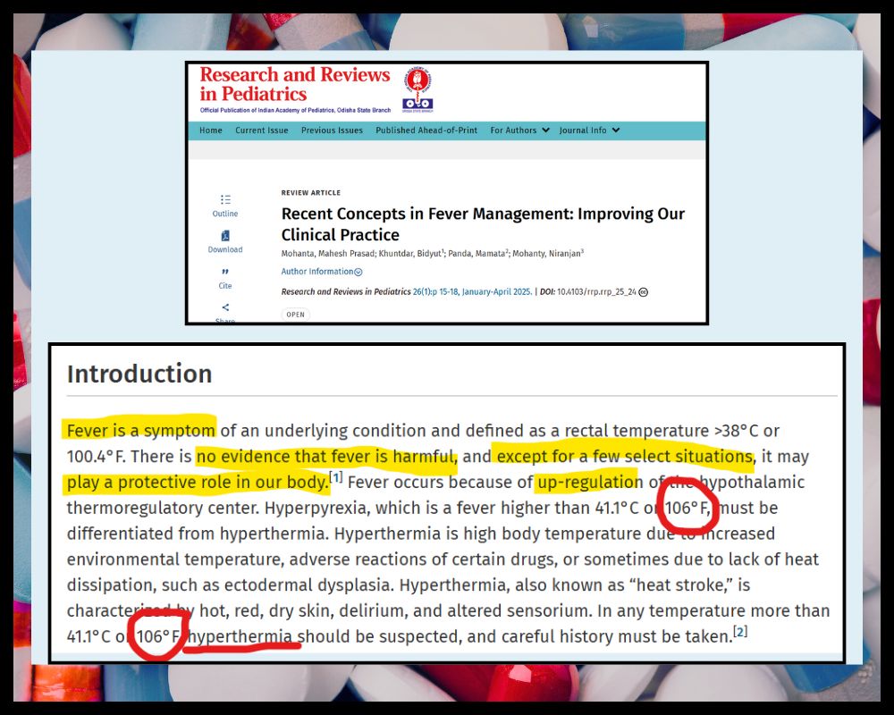 journal article about fever