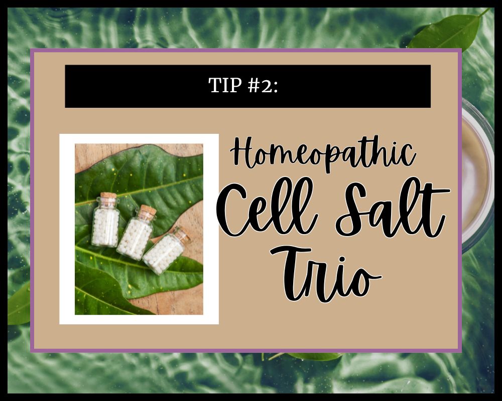 3 cell salts on leaf
