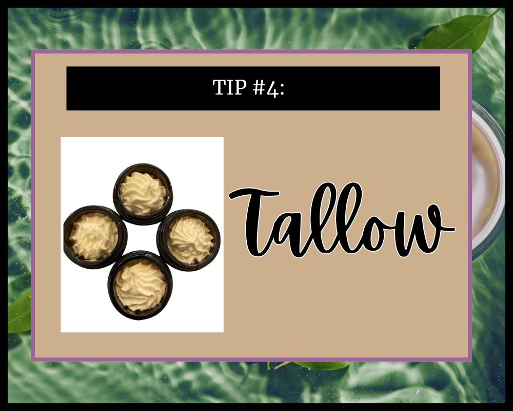 4 jars of whipped tallow
