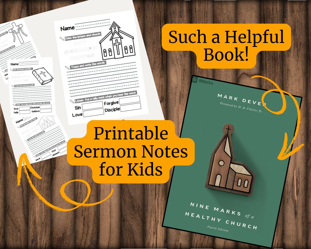 sermon notes form and book