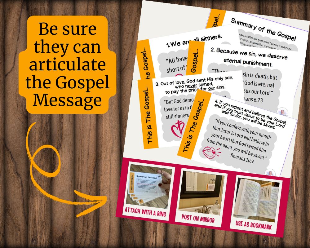gospel flashcards
