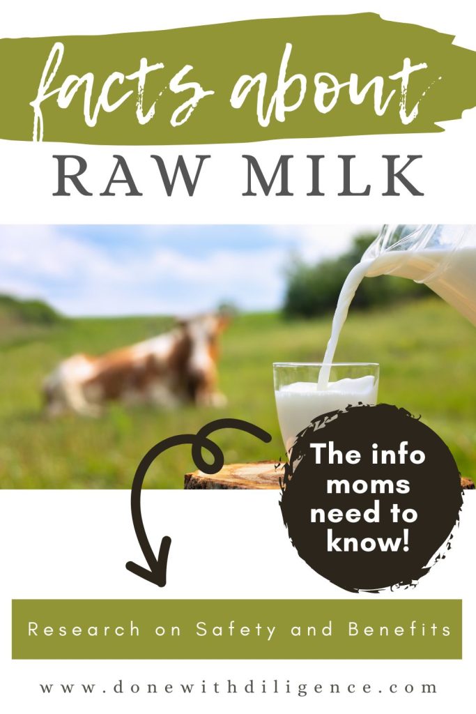 raw milk poster with cow and glass of milk